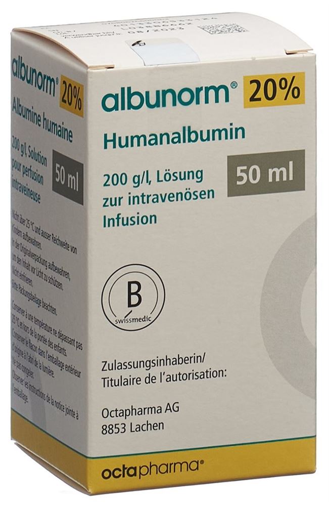 ALBUNORM 20 % 20 g/100ml, Hauptbild