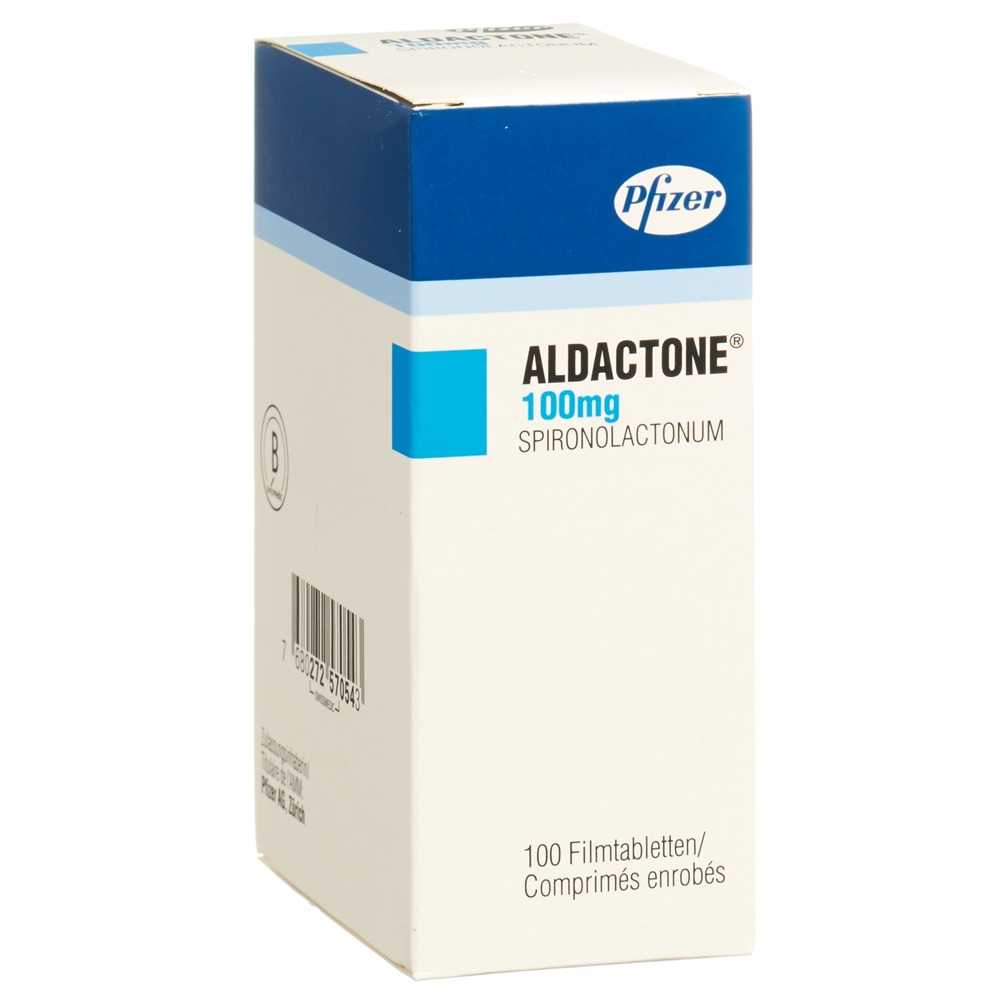 ALDACTONE cpr pell 100 mg blist 100 pce, image 2 sur 2