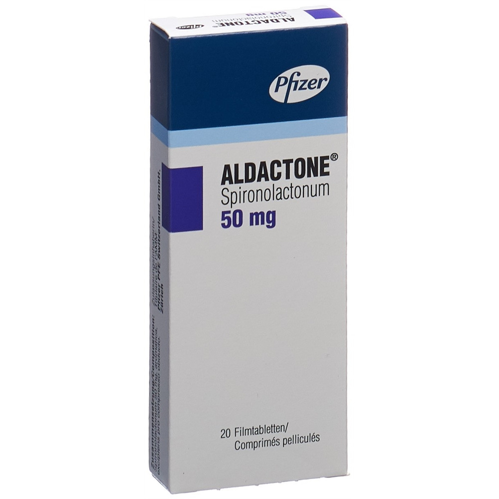 ALDACTONE cpr pell 50 mg blist 20 pce, image principale