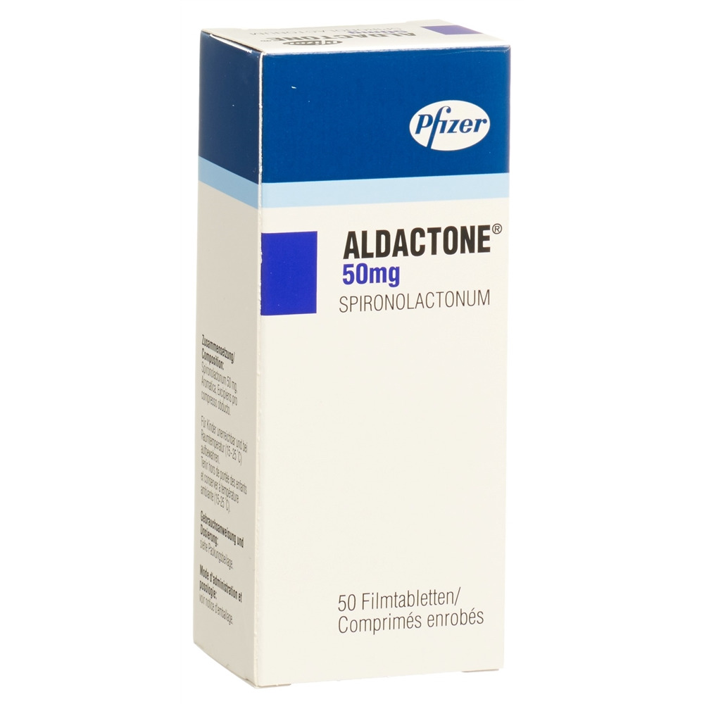 ALDACTONE cpr pell 50 mg blist 50 pce, image 2 sur 2