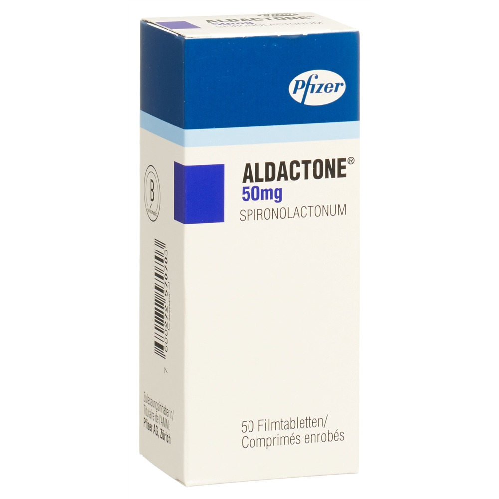 ALDACTONE cpr pell 50 mg blist 50 pce, image principale