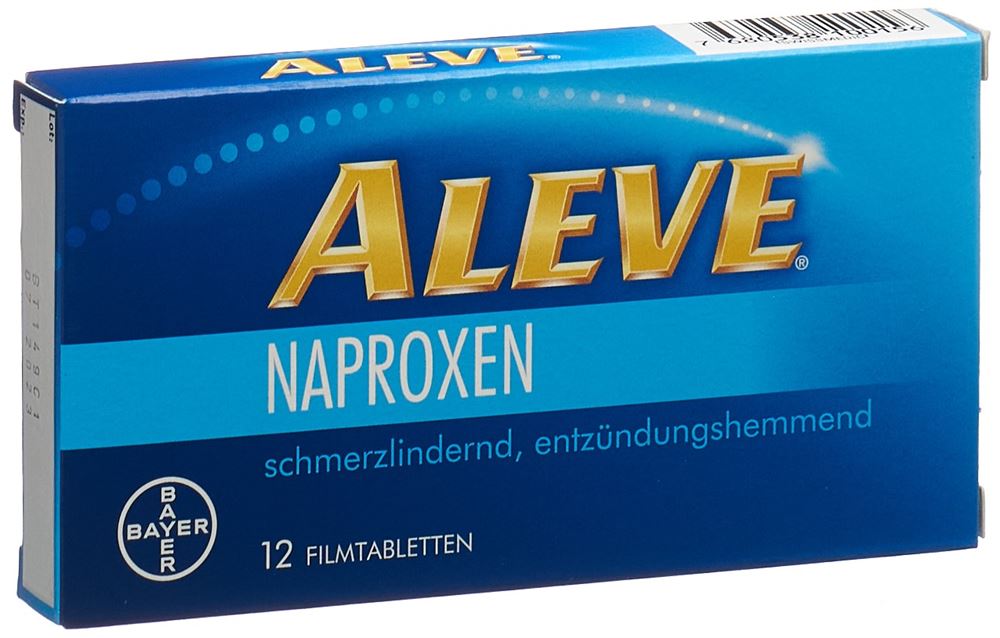ALEVE cpr pell 220 mg blist 12 pce, image principale