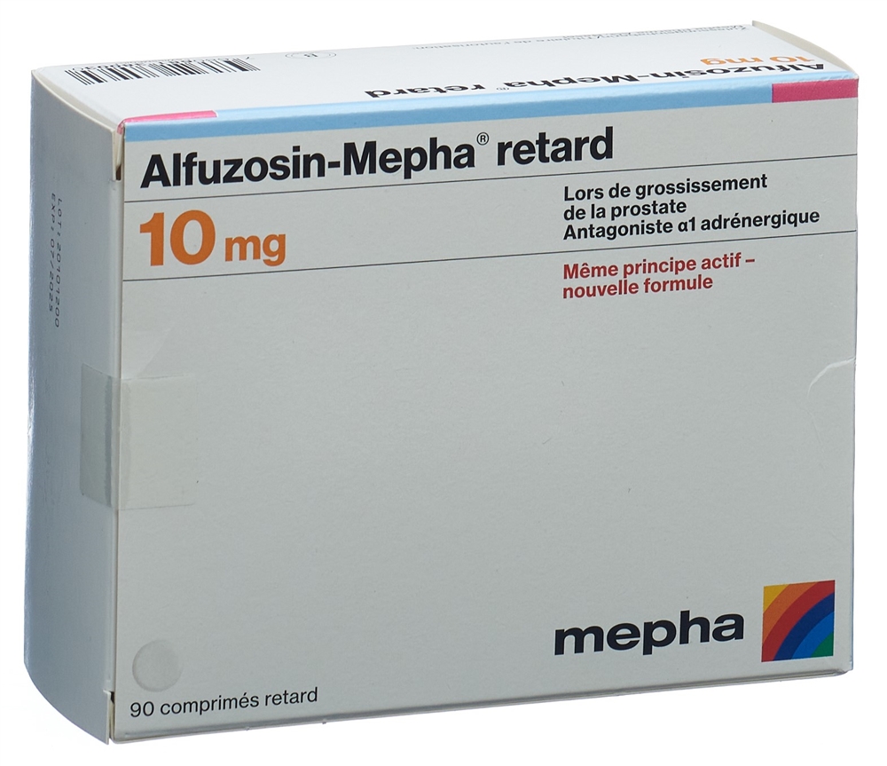 ALFUZOSINE retard 10 mg, image 2 sur 2