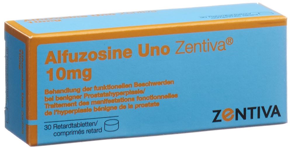 ALFUZOSINE Uno Zentiva 10 mg, image principale