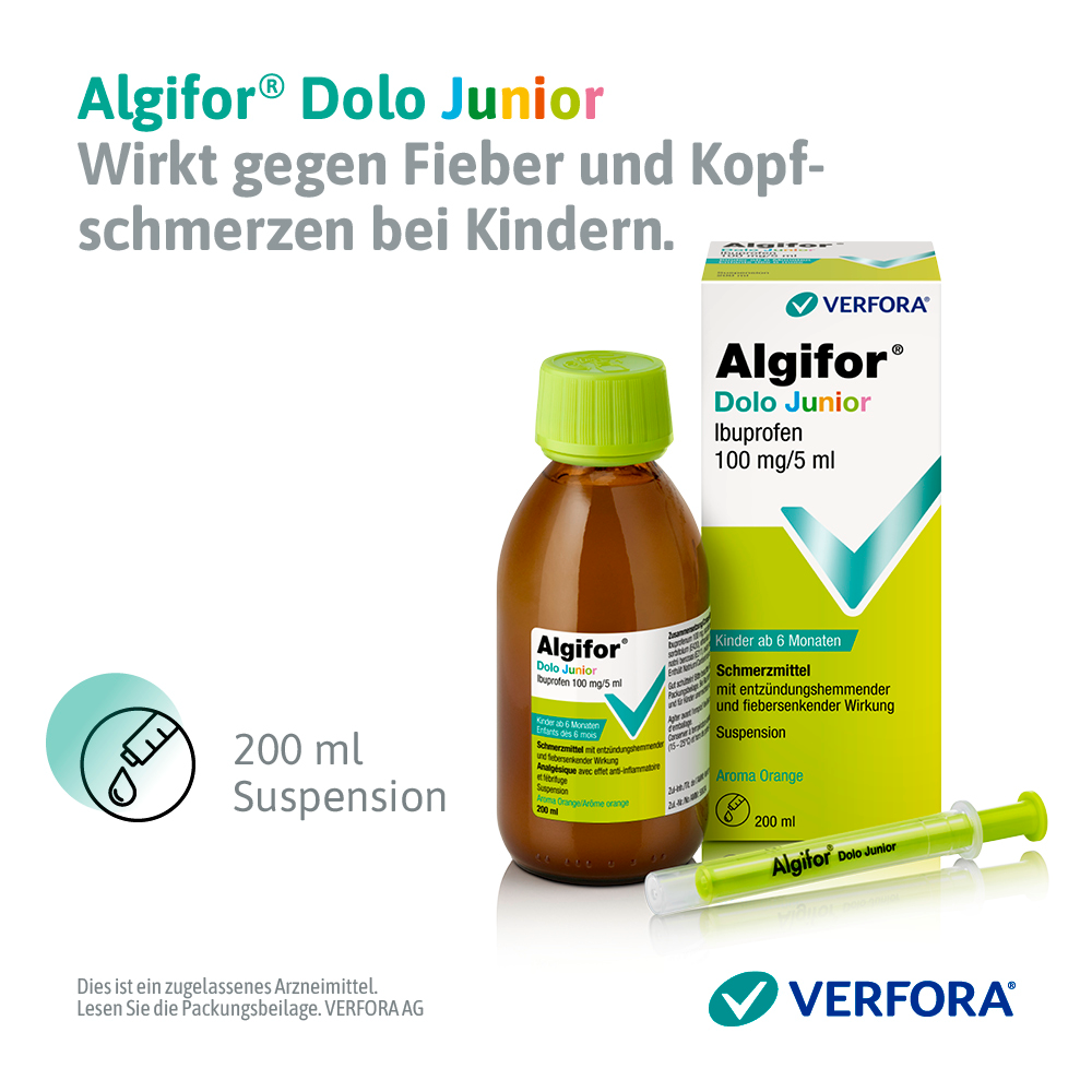 ALGIFOR Dolo Junior 100 mg/5ml, Bild 3 von 6