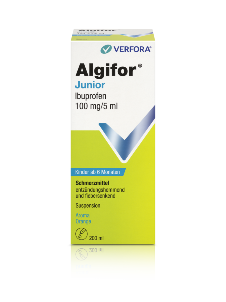 ALGIFOR Junior 100 mg/5ml, Hauptbild