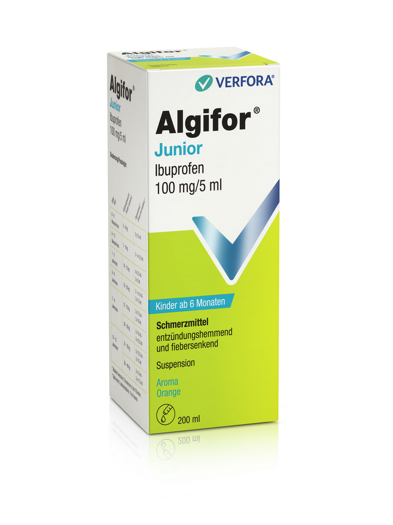 ALGIFOR Junior 100 mg/5ml, Hauptbild