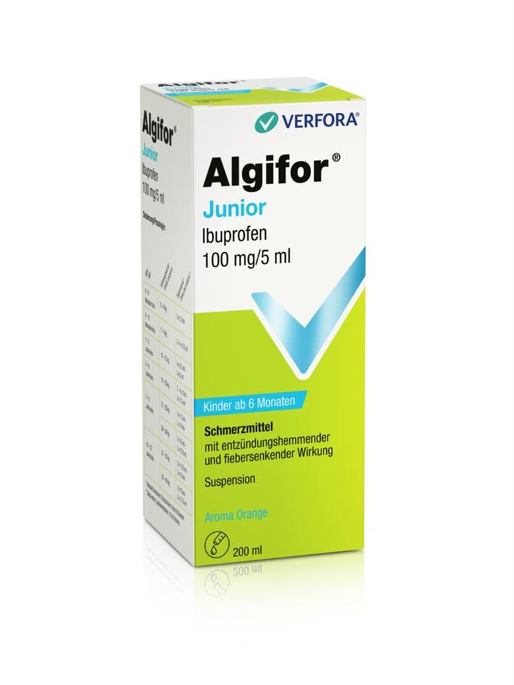 ALGIFOR Junior 100 mg/5ml, Hauptbild