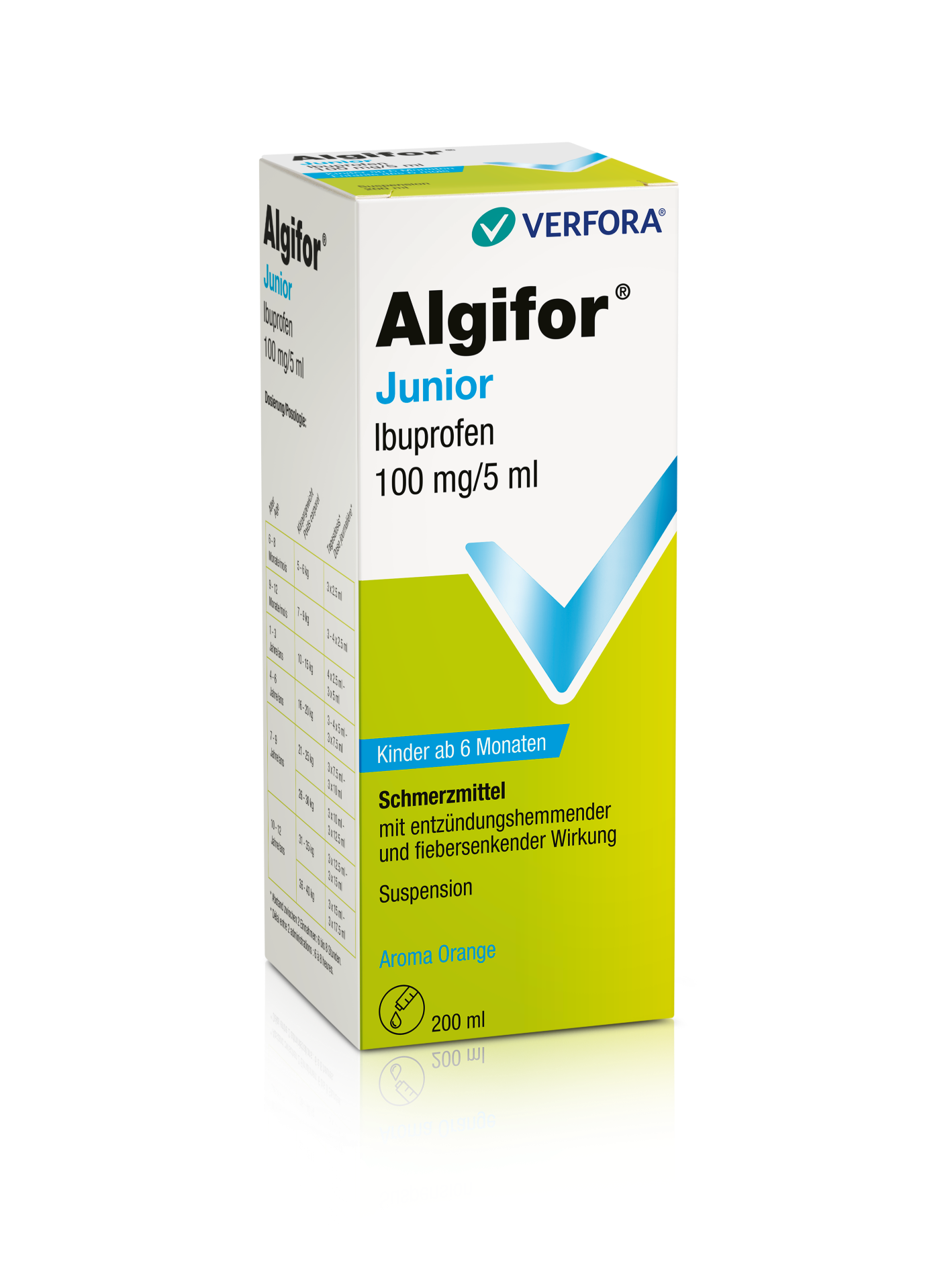 ALGIFOR Junior 100 mg/5ml
