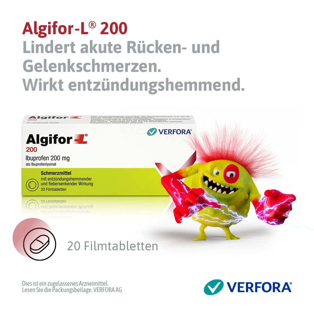 ALGIFOR cpr pell 200 mg blist 20 pce, image 3 sur 6
