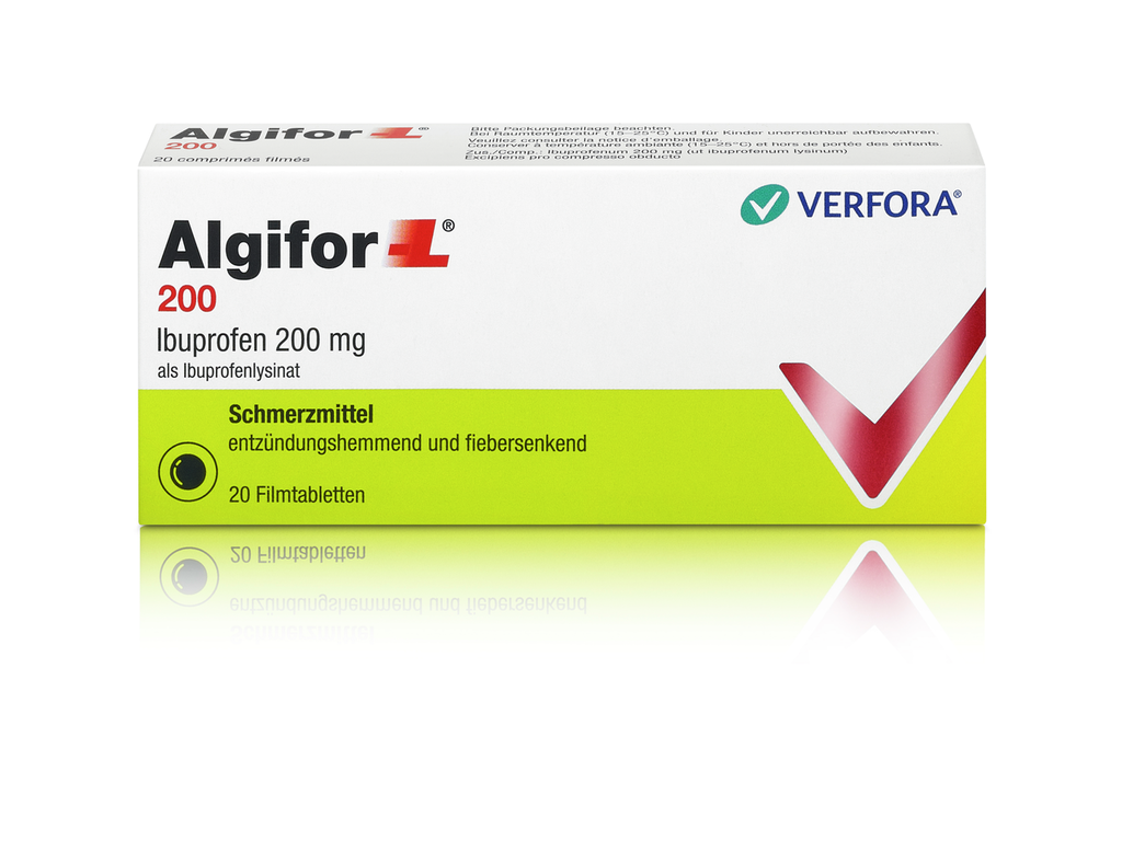 ALGIFOR cpr pell 200 mg blist 20 pce, image principale