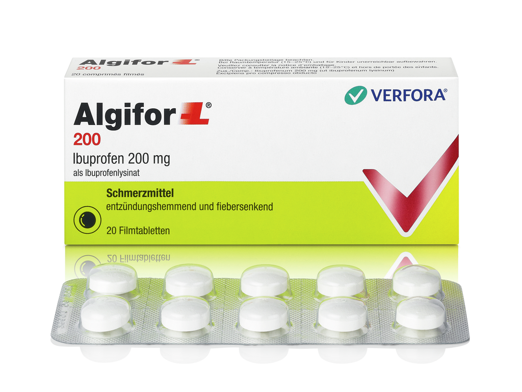 ALGIFOR Filmtabl 200 mg Blist 20 Stk, Bild 2 von 4