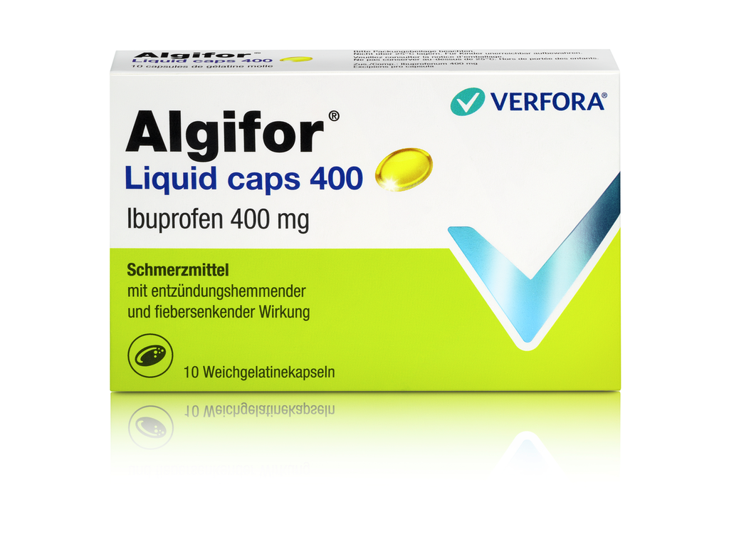 ALGIFOR Liquid caps 400 mg, image principale