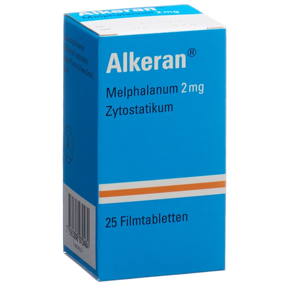 ALKERAN Filmtabl 2 mg Fl 25 Stk, Hauptbild