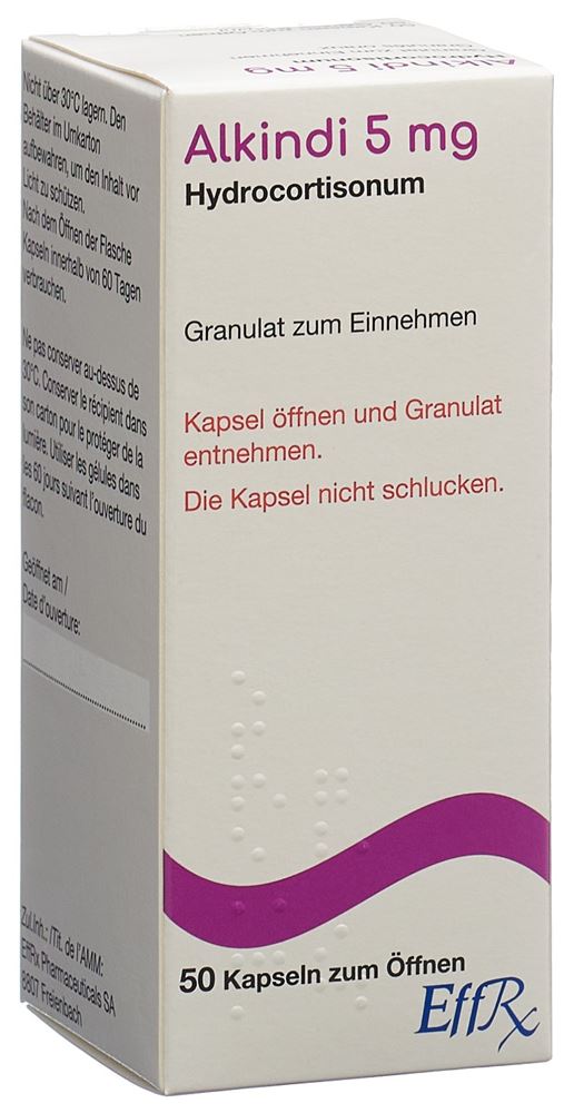 ALKINDI gran 5 mg gélules à ouvrir fl 50 pce, image principale
