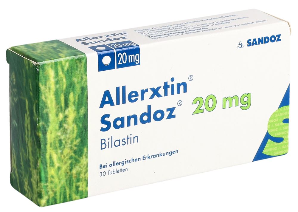 ALLERXTIN Sandoz 20 mg, image principale