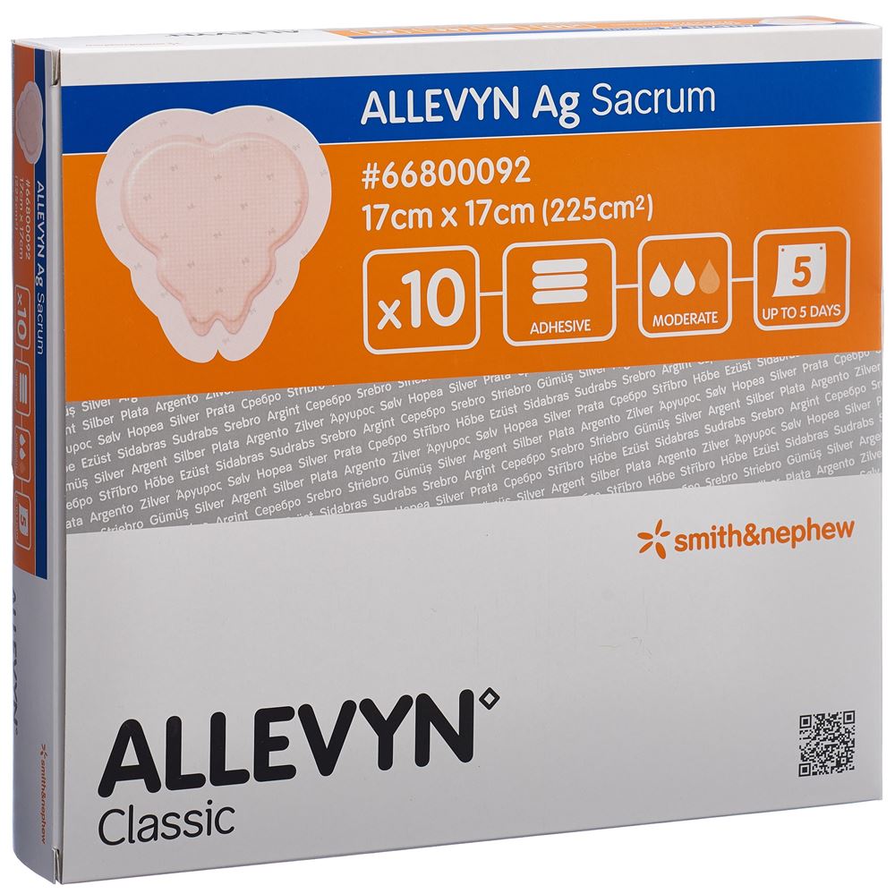 ALLEVYN ag adhesive compresse vulnéraire