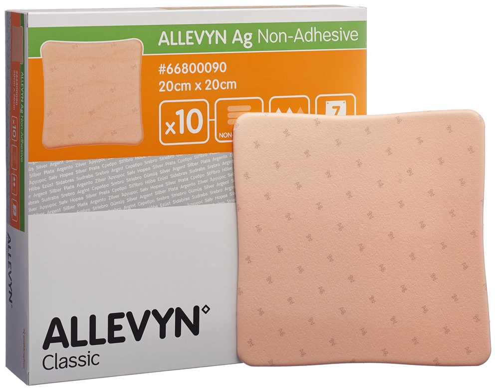 ALLEVYN ag non-adhesive pansement vulnéraire, image 2 sur 2