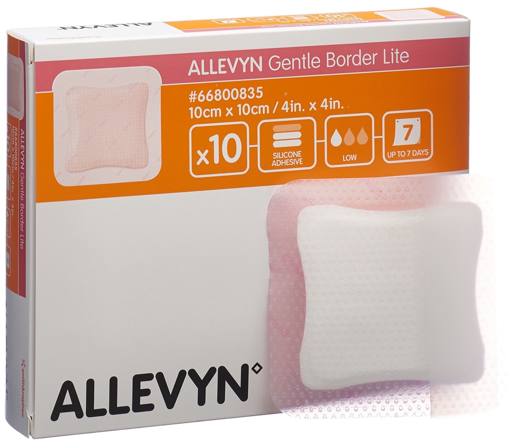 ALLEVYN 10x10cm 10 pce, image 2 sur 2