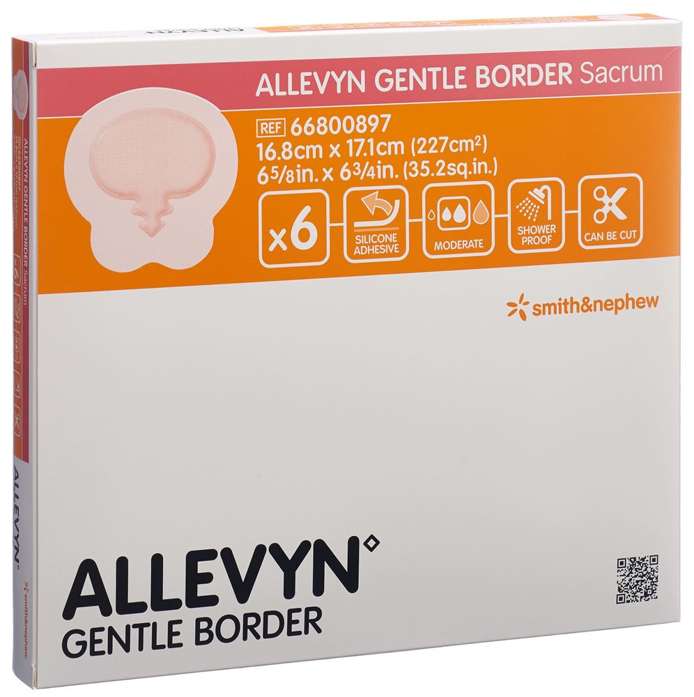 ALLEVYN 16.8x17.1cm 6 pce