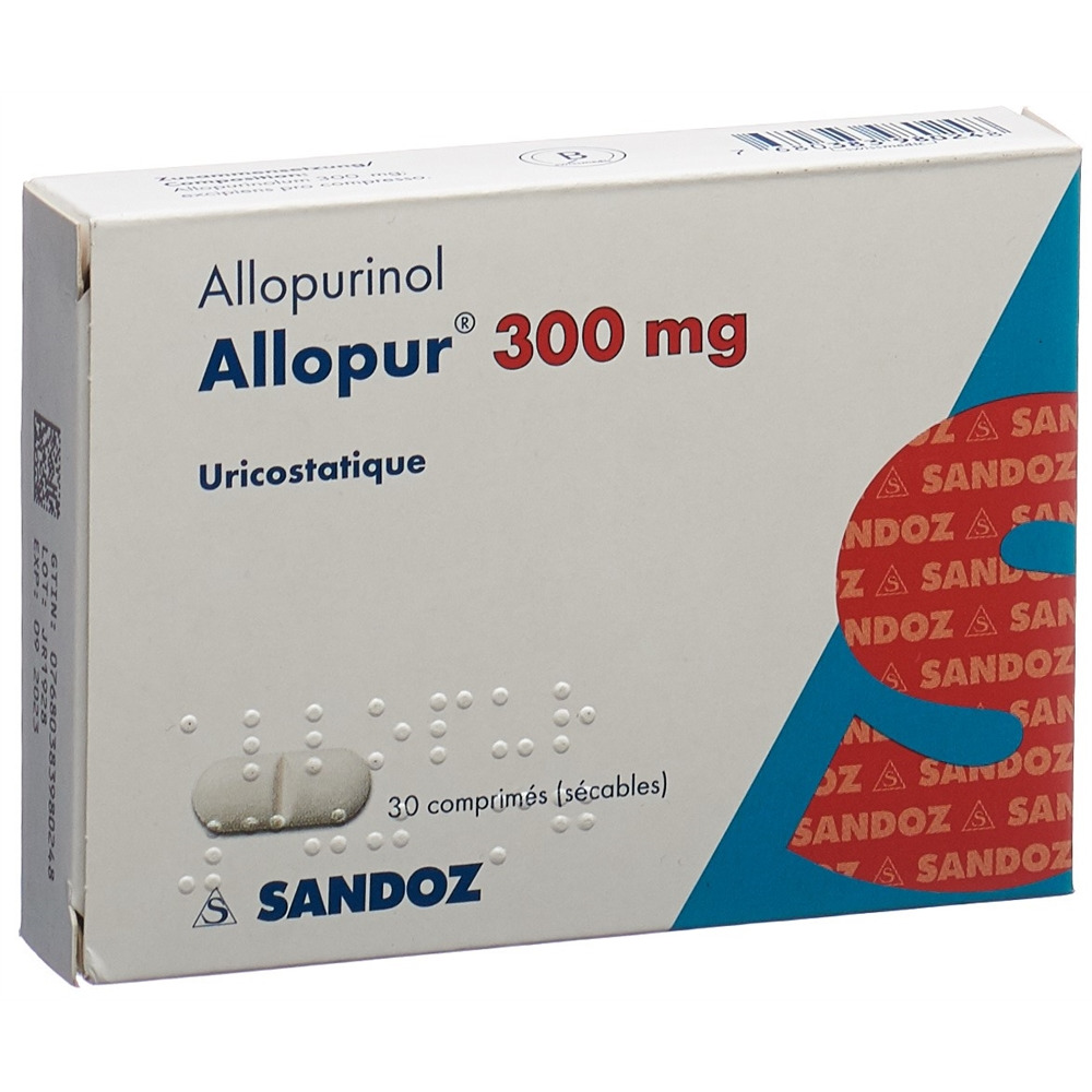 ALLOPUR cpr 300 mg blist 30 pce, image 2 sur 2