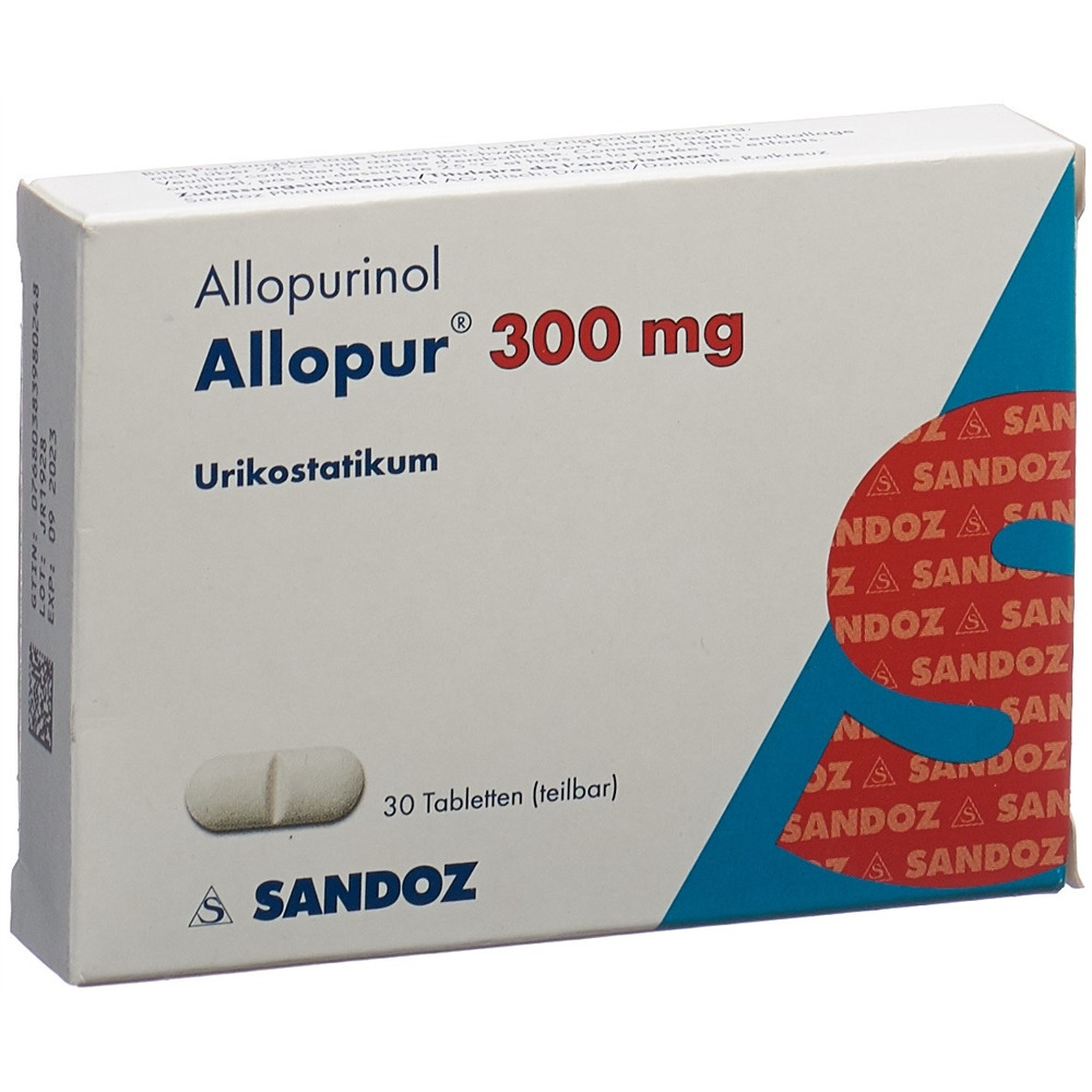 ALLOPUR cpr 300 mg blist 30 pce, image principale