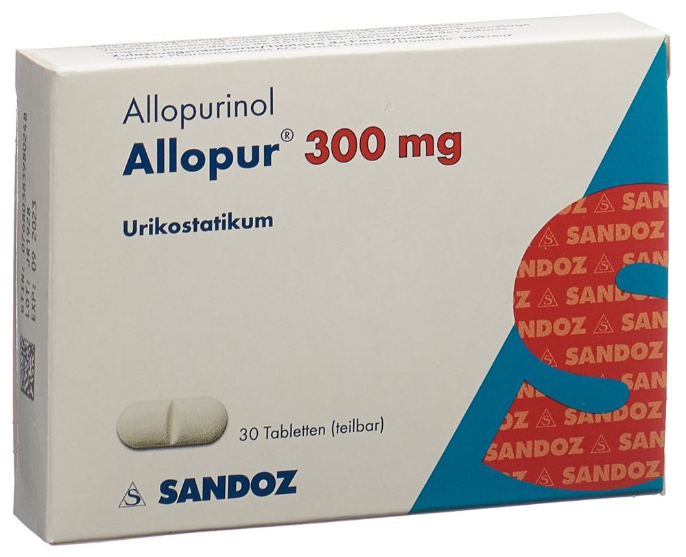 ALLOPUR Tabl 300 mg Blist 30 Stk, Hauptbild