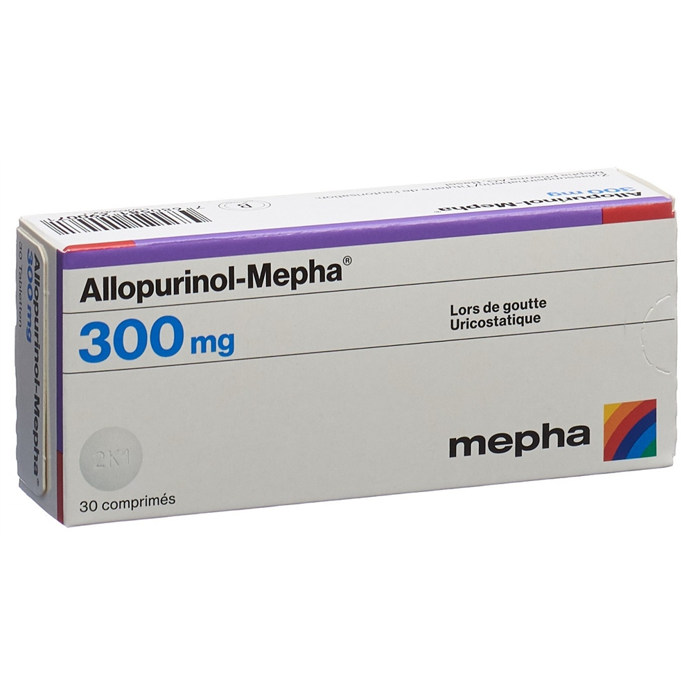 ALLOPURINOL Mepha 300 mg, image 2 sur 2