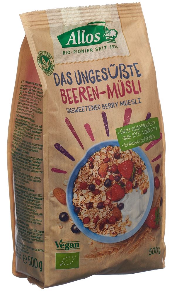 Allos le muesli aux baies non sucré, image principale