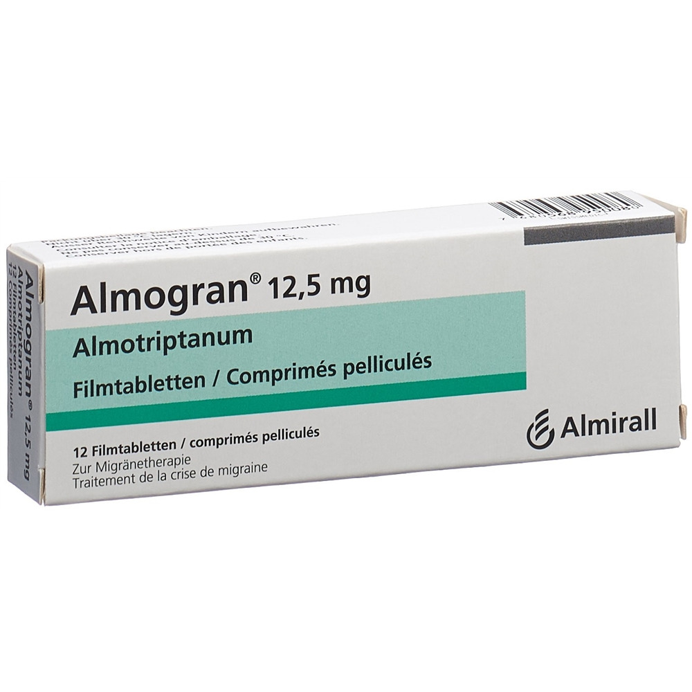 ALMOGRAN Filmtabl 12.5 mg Blist 12 Stk, Hauptbild