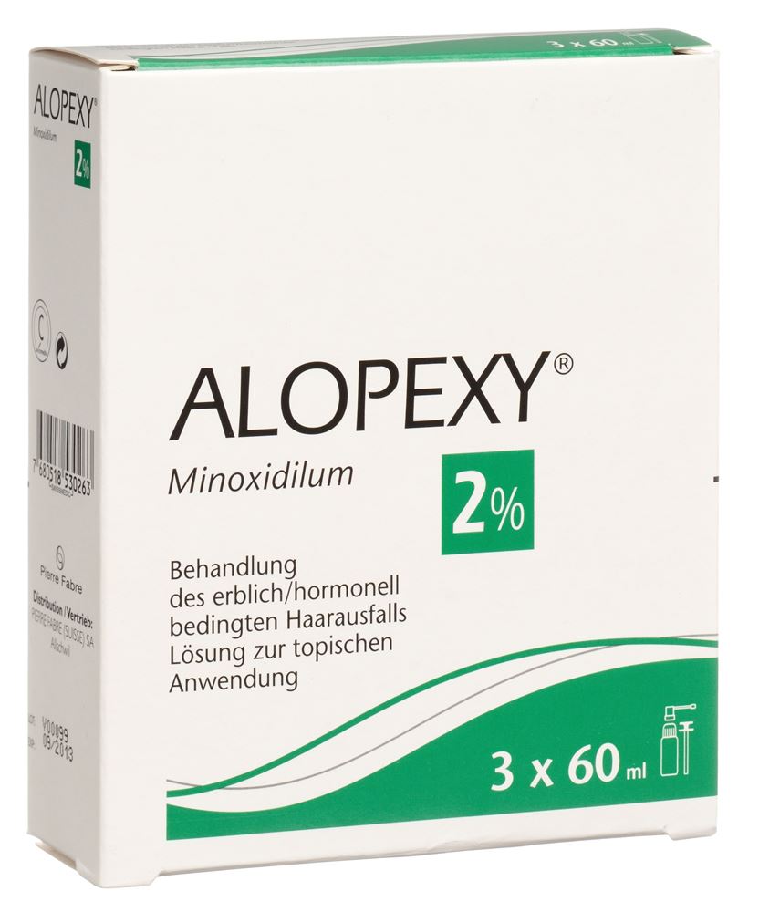 ALOPEXY Lös 2 % Spr 60 ml