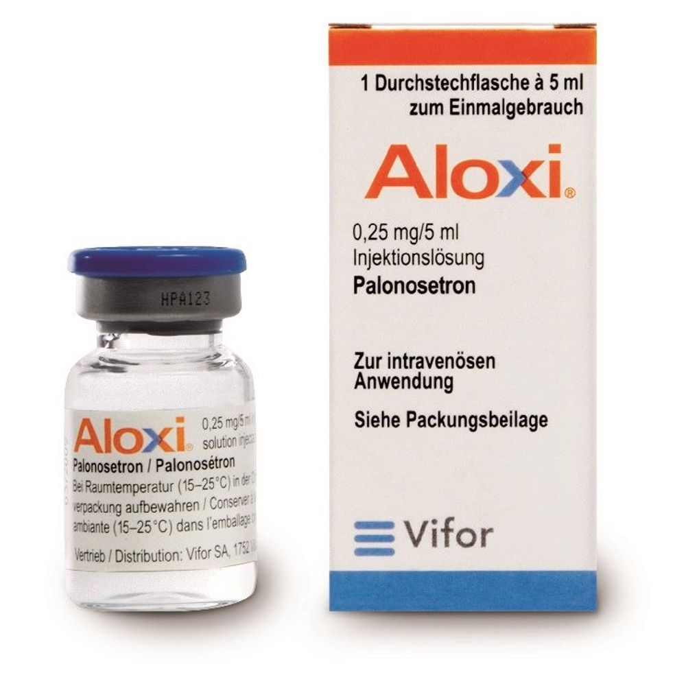 ALOXI Inj Lös 0.25 mg/5ml Durchstf 5 ml, Hauptbild