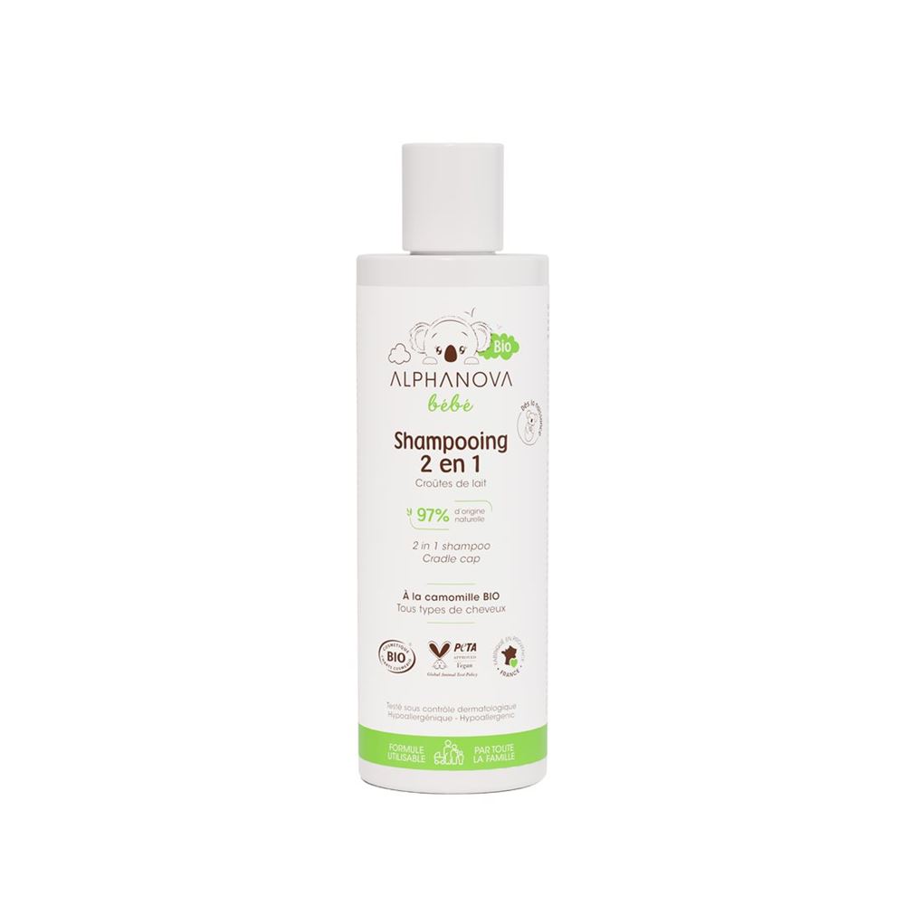 ALPHANOVA Bébé shampooing 2en1