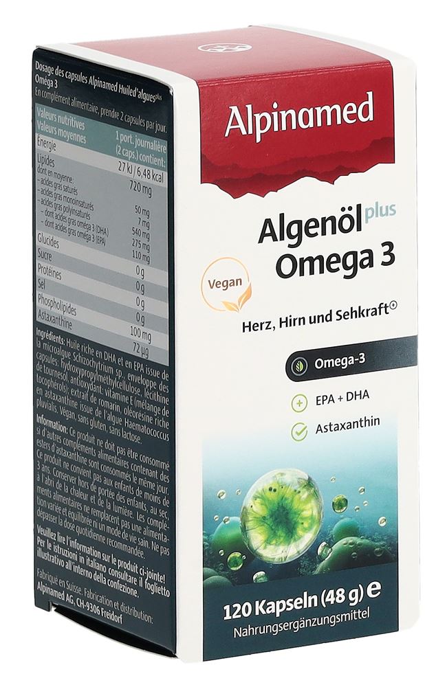 ALPINAMED Algenöl plus Omega 3