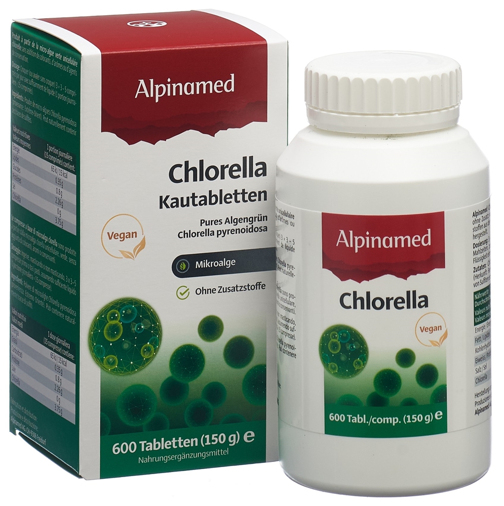 ALPINAMED Chlorella 250 mg, image 2 sur 5