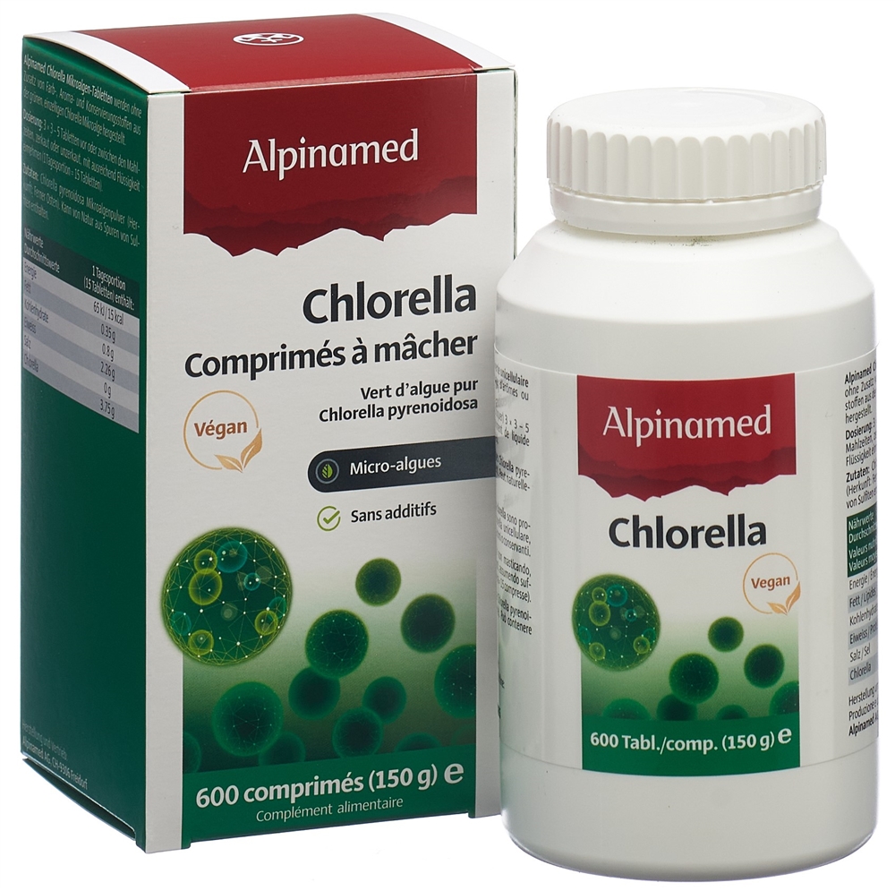 ALPINAMED Chlorella 250 mg, image 3 sur 5