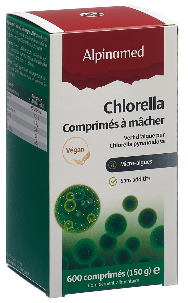 ALPINAMED Chlorella 250 mg, image 4 sur 5