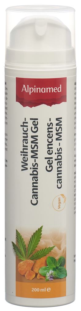 ALPINAMED Gel encens cannabis MSM, image 4 sur 5