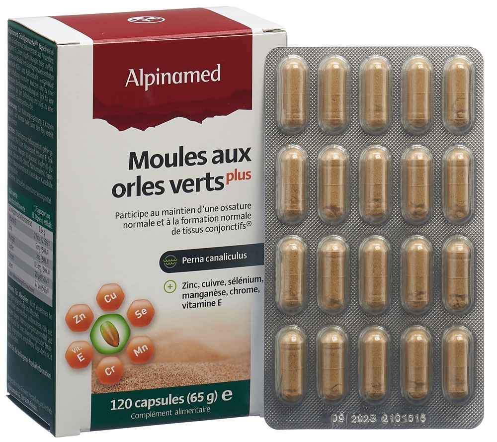 ALPINAMED Moules aux orles verts Plus, image 3 sur 5