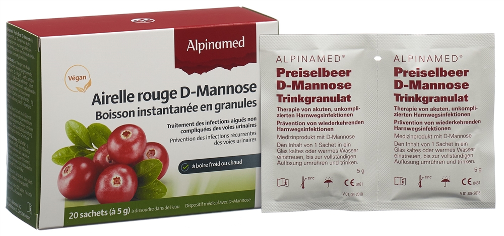 ALPINAMED Preiselbeer D-Mannose Trinkgranulat, Bild 2 von 4