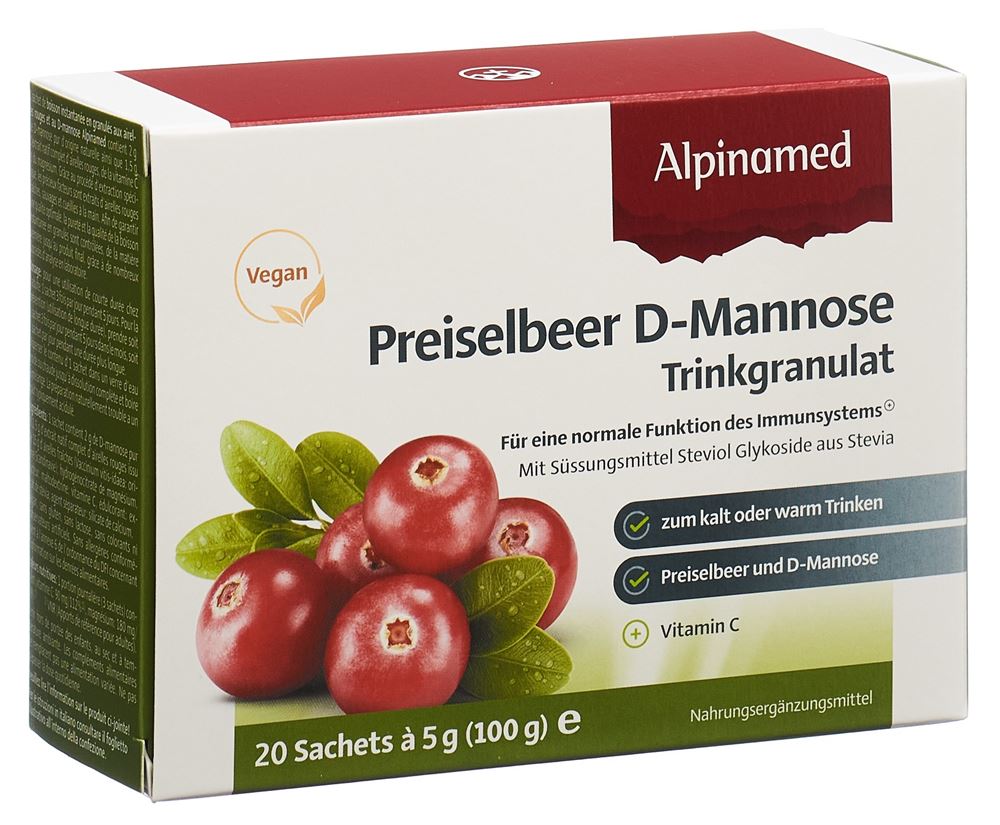 ALPINAMED Preiselbeer D-Mannose Trinkgranulat