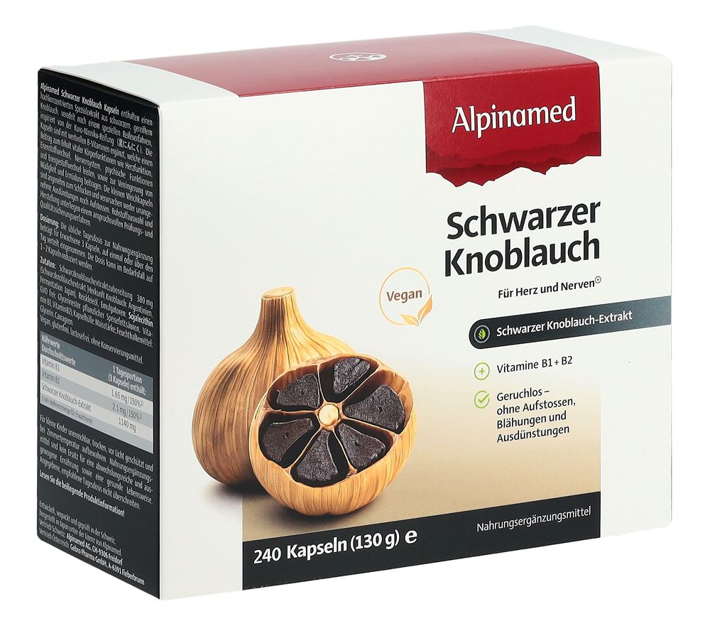 ALPINAMED Schwarzer Knoblauch