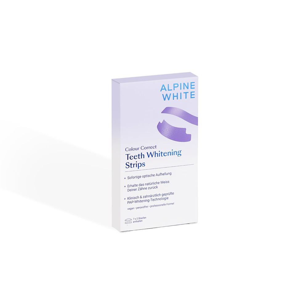 Alpine White Whitening Strips Colour Correct