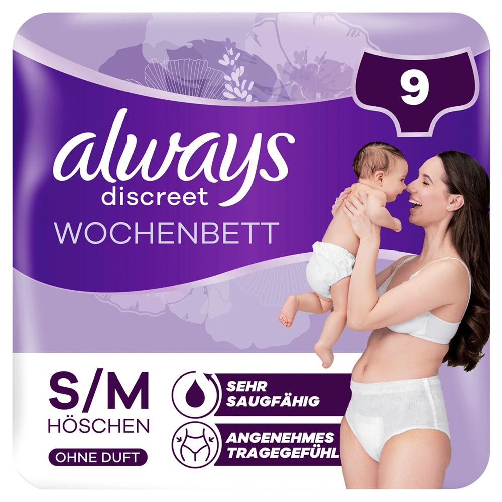 Always Discreet incontinence culottes post-partum, image principale
