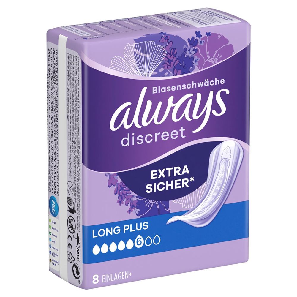 Always Discreet incontinence