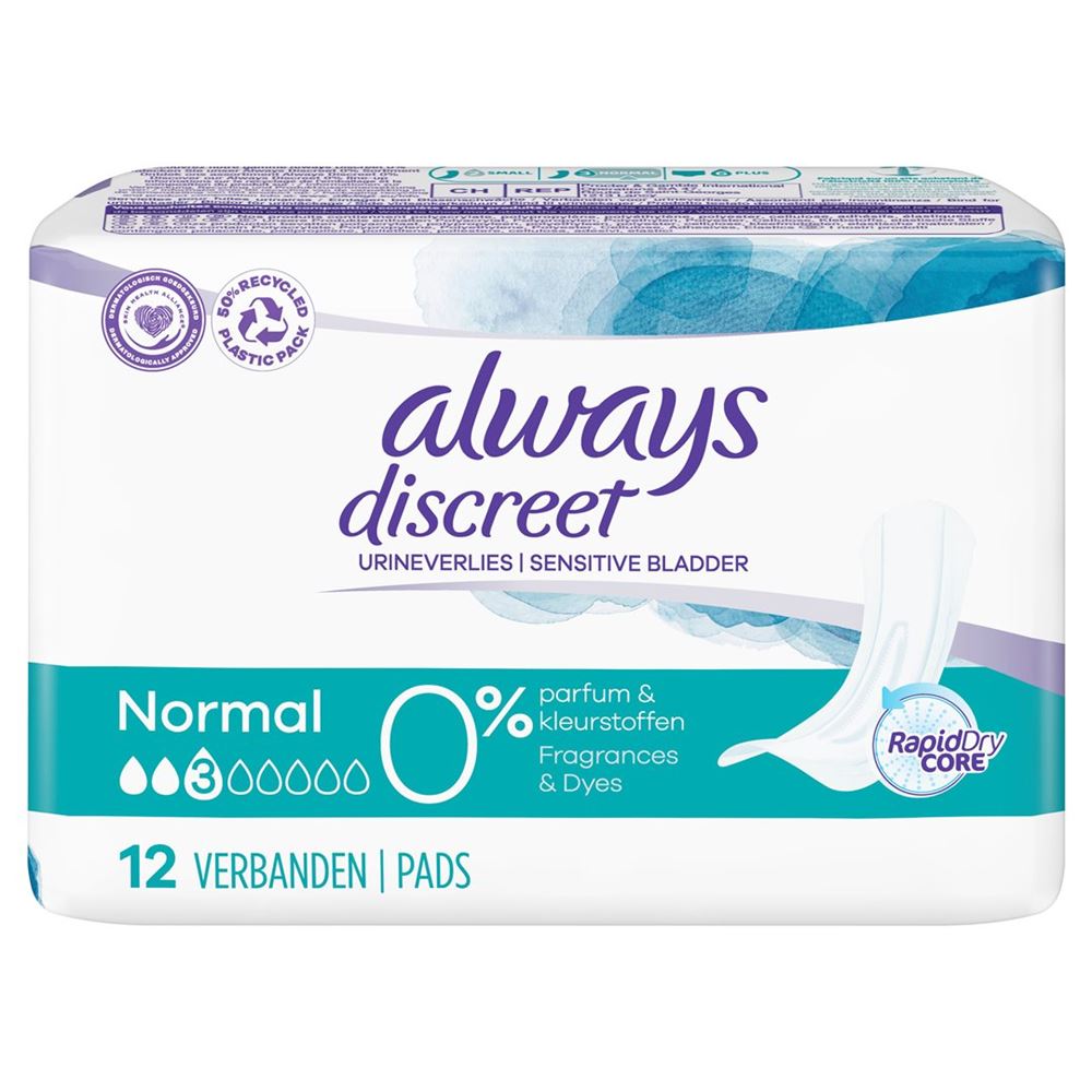 Always Discreet incontinence, image principale