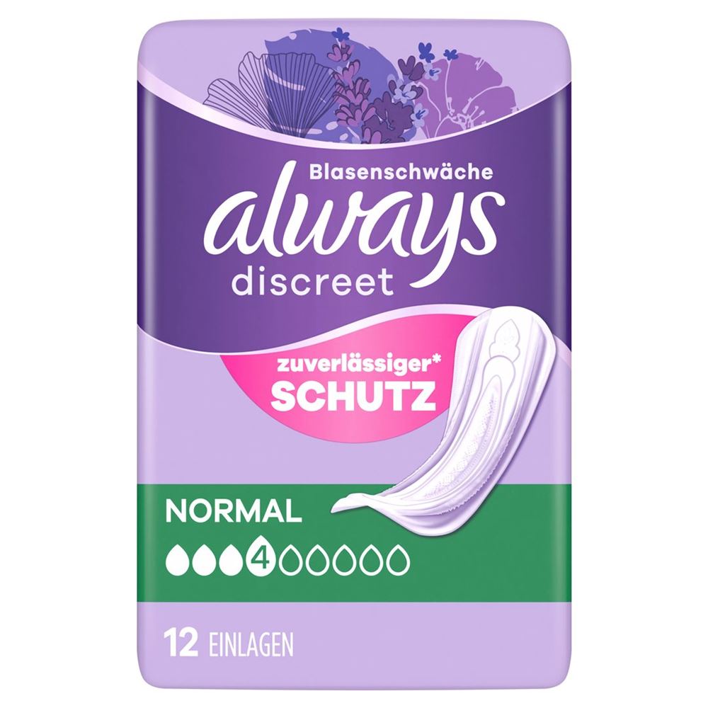 Always Discreet incontinence