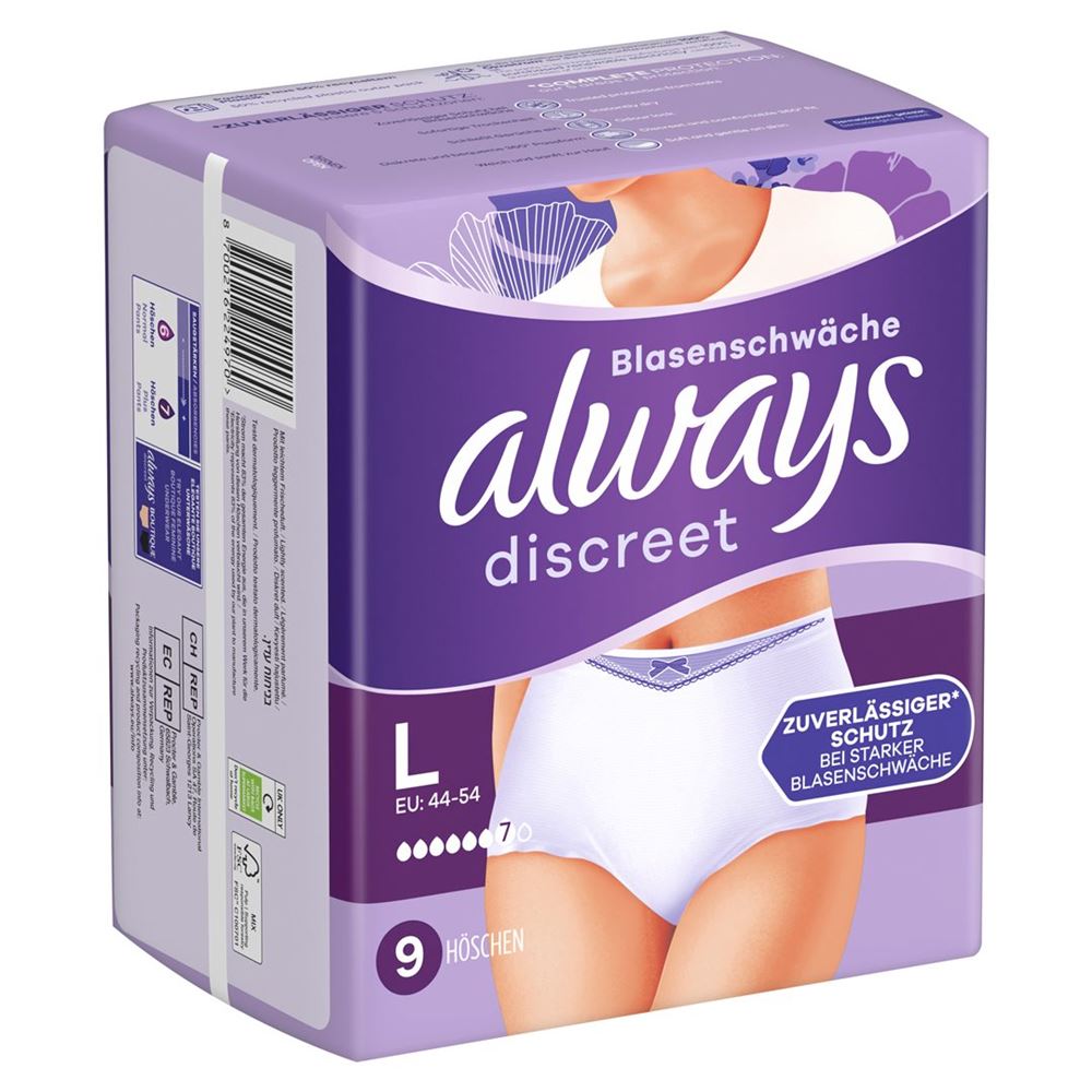 Always Discreet incontinence Pants