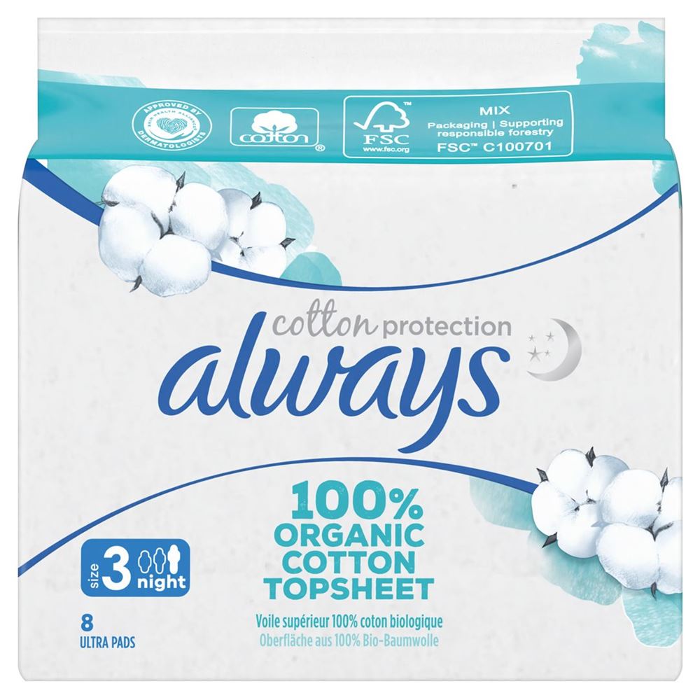 Always Ultra serviette hygiènique Cotton Protection, image principale
