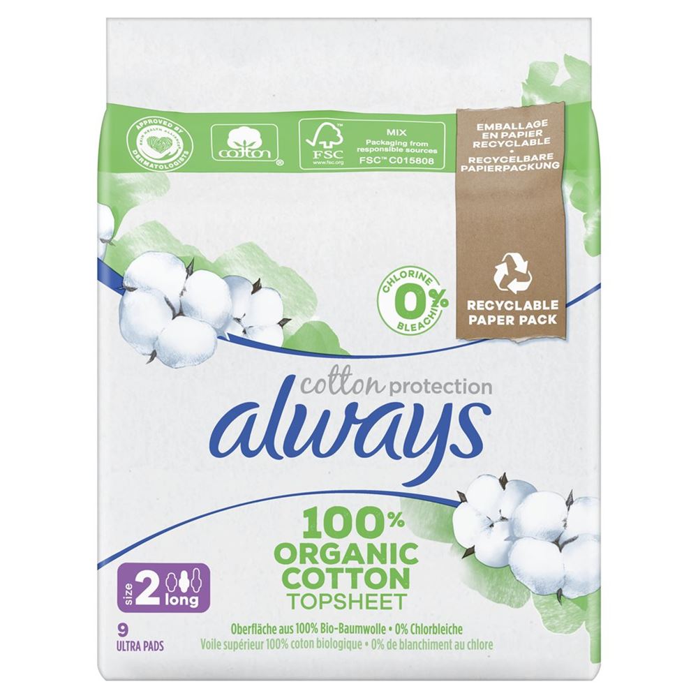 Always Ultra serviette hygiènique cotton protection, image principale